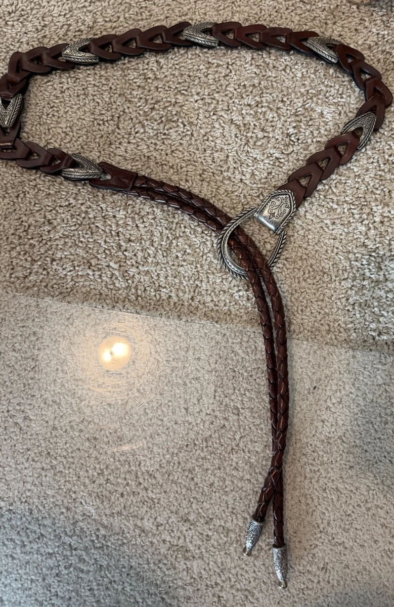 Leather Size S Beaded Belts for Women for sale | eBay display picture 2