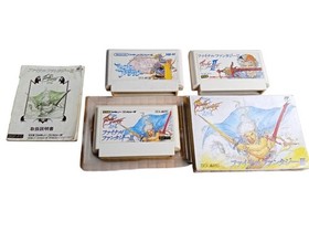 Complete Japanese Final Fantasy I II III 1 2 3 Nintendo Famicom NES NTSC-J