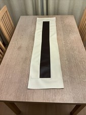 Faux Leather  Table Runner Various Colours Personalised