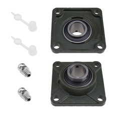 Flanschlager Lager 30mm Wellenlager Stehlager 2 St&uuml;ck
