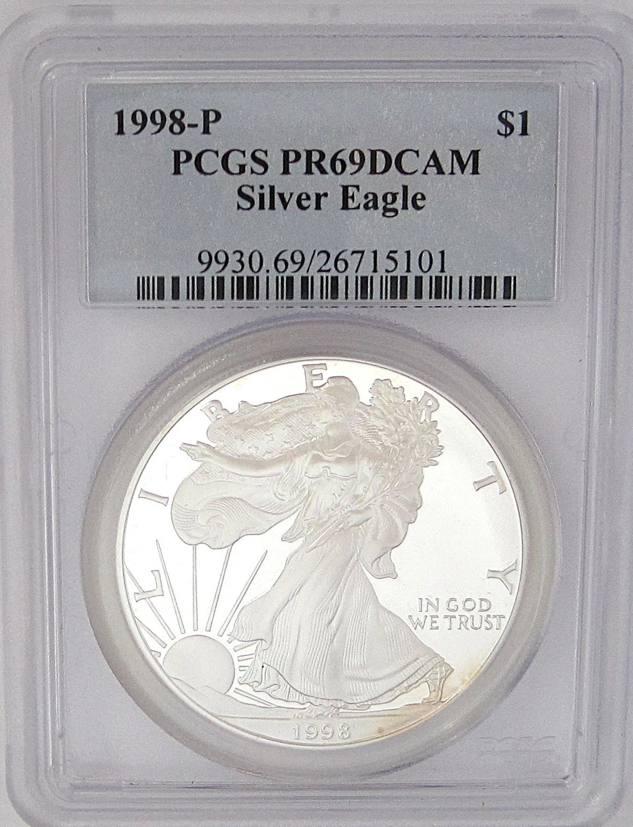 25+ American Eagle PR 69 Graded Silver Bullion Coins for sale