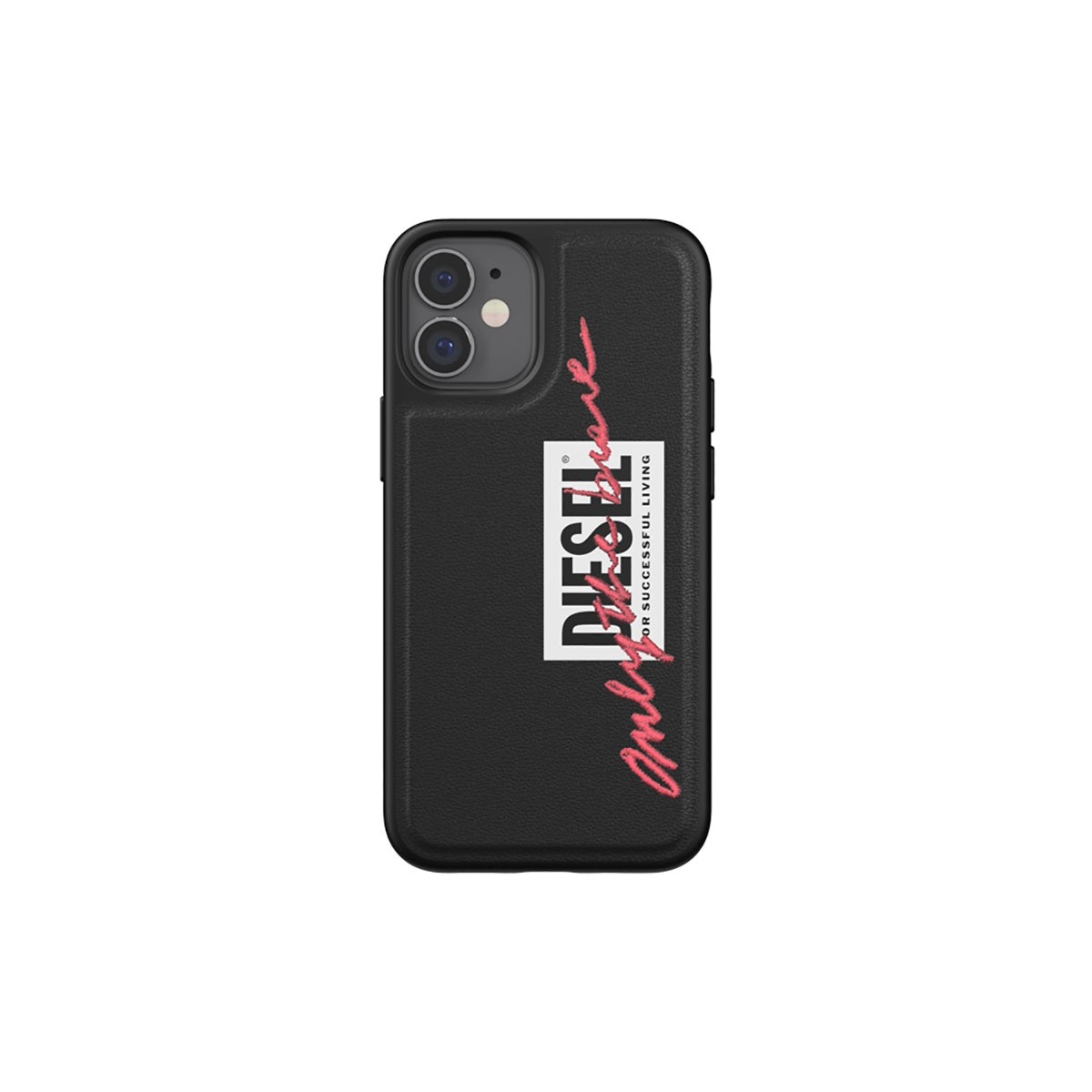Coque iPhone 12 Mini haut de gamme broderie artisanale Only the brave