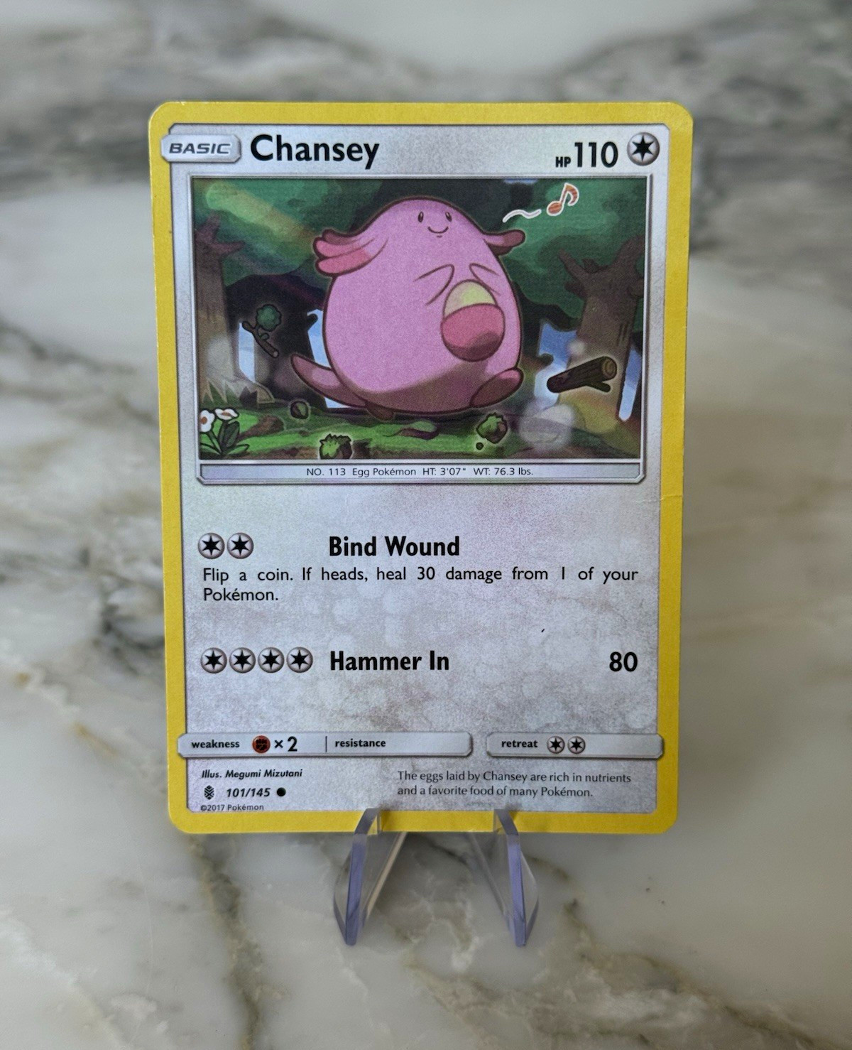 Pokemon - Chansey 101/145 - Guardians Rising - Common - MP/HP