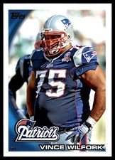 Vince Wilfork 2010 Topps #214 Patriots NFL READ FREE SHIPPING AutographDen