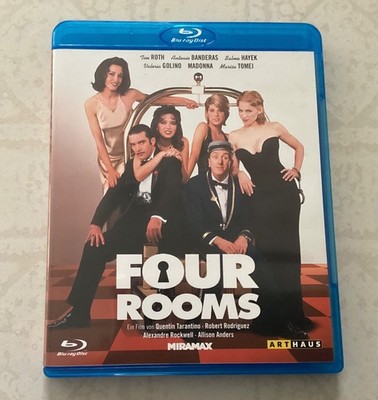 Four Rooms Blu ray Erstauflage Cover von Quentin Tarantino & Robert Rodriguez