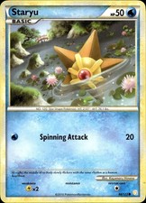 Staryu 84/123 Common HeartGold & SoulSilver Pokemon Moderately Played on eBay
