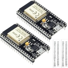 Versatile 38-PIN ESP-WROOM-32 Development Board for Seamless Programming - 2PCS