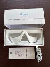 Renewa Skin EyeLift Red Light Microcurrent Under Eye Anti-Aging Device Open Box