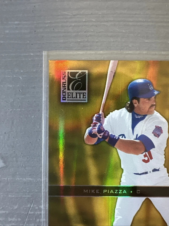 Donruss Elite Passing the Torch 2004 dorado/50 Mike Piazza #PT-22 Dodgers Foto 2 de 4