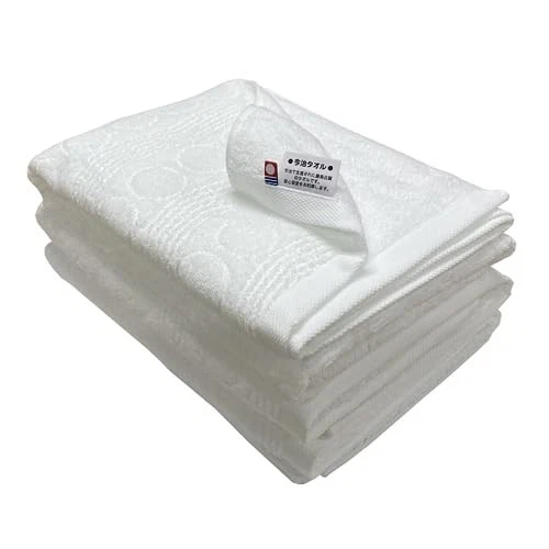 Imabari Towels 3-Piece Bath Towel Set White Hotel Style 65x125cm Absorbent Made