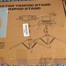 Projector Stand, 22 to 55 Inch Laptop Stand with Phone Holder, Tripod for DJ Equ