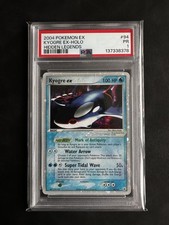 2004 Pokémon EX Hidden Legends #94 Kyogre ex Holo – PSA 1 (POP 15)