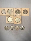 10 1949PDS VERY SCARCE FRANKLIN HALF DOLLAR 90% SILVER 1/2 COIN ROLL VF - AU+