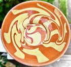 FRENCH ANTIQUE CONFIT POTTERY CERAMIC PROVENCE GLAZE EARTHENWARE KITCHEN  BOWL