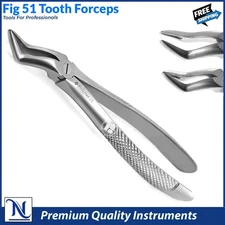 Dental Forcep Fig.51 Tooth Extraction Pliers Stainless Steel Surgical Instrument