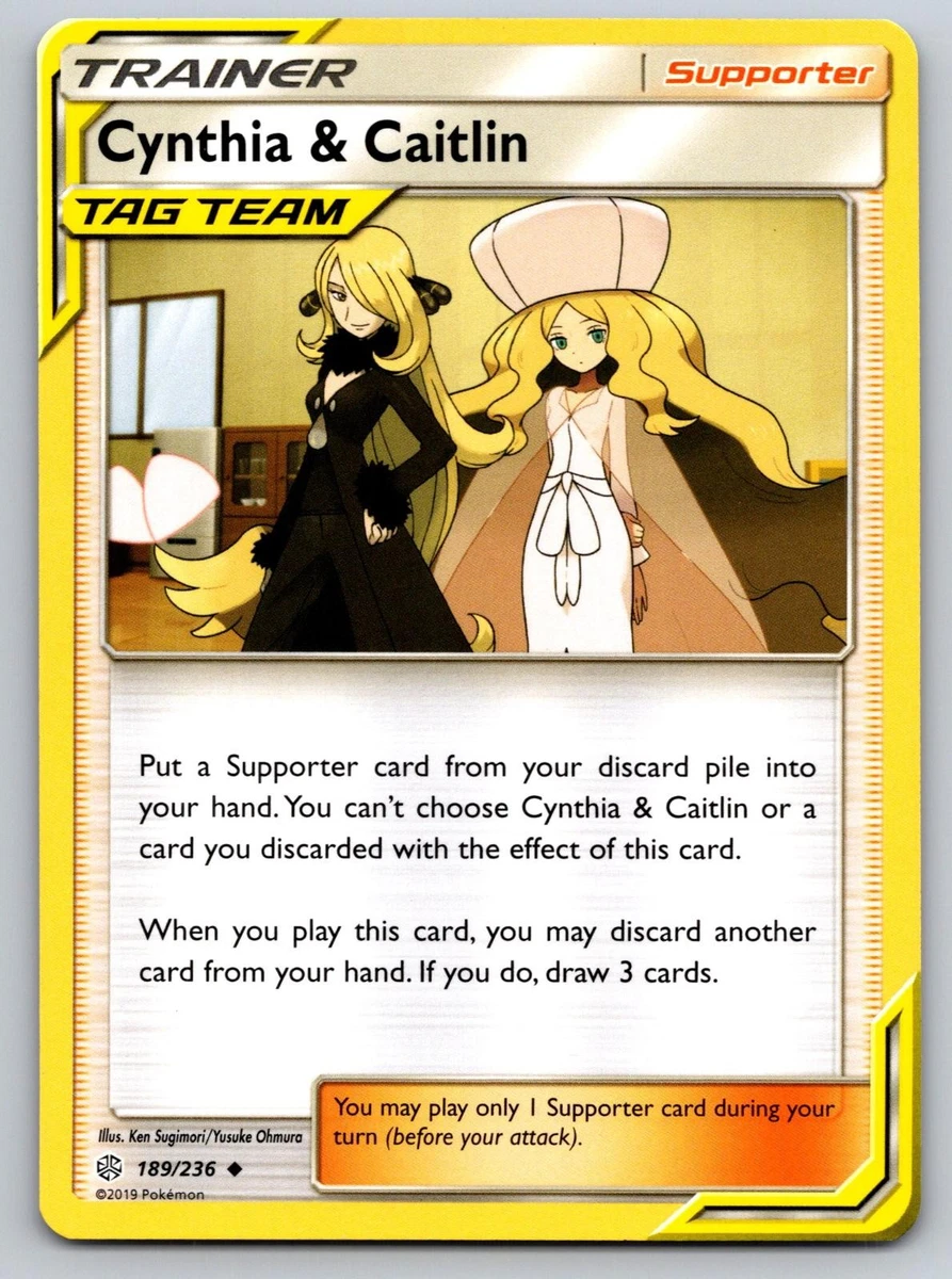 Cynthia & Caitlin Pokémon TCG Cards for sale | eBay