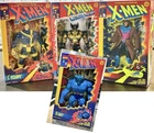 VTG ToyBiz Uncanny X-Men LOT (4) Wolverine Cyclops Beast Gambit 10" Figures