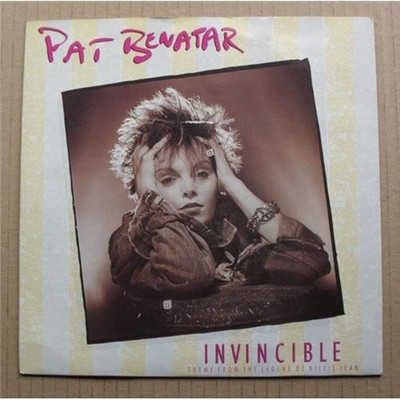 PAT BENATAR INVINCIBLE 7'' 1985 THEME FROM THE LEGEND OF BILLIE JEAN) UK