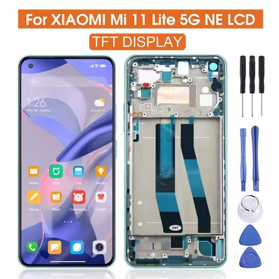 TFT Screen Replacement For Xiaomi 11 Lite 5G NE 6.55 inches LCD Touch Display