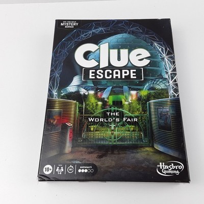 Hasbro Clue Escape: The World s Fair Mystery Board Game Escape Room 1-Time Solve