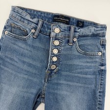 Lucky Brand Bridgette High Rise Button Fly Skinny Ankle Jeans Women Size 0/25