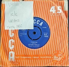 Anthony Newley D-Darling Vinyl Record 7" VG/VG 45-F 11419 1962
