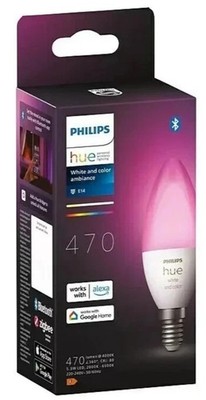 Philips Hue White & Color Ambiance Candle Lampe E14 5,3W 320lm RGBW LED Kerze