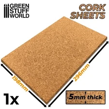 Green Stuff World: CORK SHEETS ~ 3-5mm ~ 7.8 × 11.7in