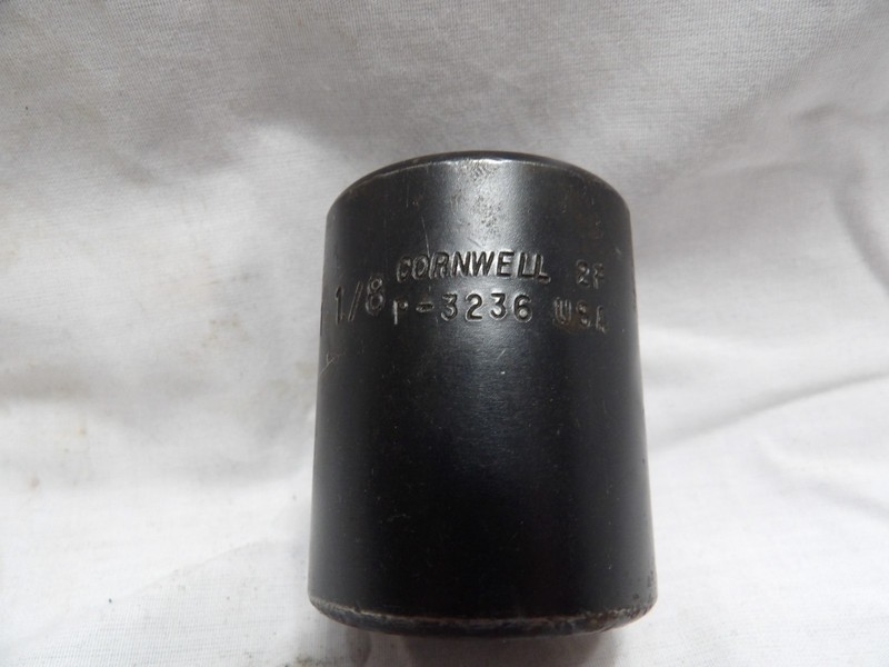 Cornwell 1/2" Drive 1-1/8" Impact Socket P-3236 USA