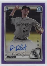 2020 Bowman Chrome Prospect Purple Refractor 156/250 Andrew Dalquist Auto v9t