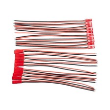 JST-20 10 Pairs 20 AWG JST Plug Connector 2 Pin Male Female Plug Connector Ca...