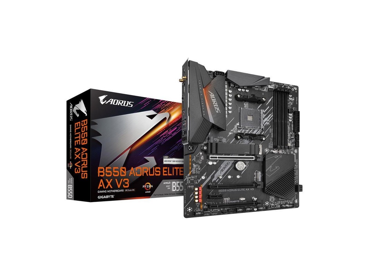 GIGABYTE B550 AORUS ELITE AX V3 AM4 AMD B550 ATX Motherboard