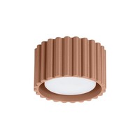 Deckenleuchte Schlafzimmer Modern Aluminium Mokka Ø10 Cm GX53 Deckenlampe Rund
