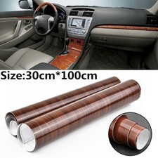 1M/39inch Hoch Glänzend Holz Maserung Auto Innenraum DIY Vinyl Aufkleber-Folie