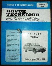 Revue technique Citroen GSA