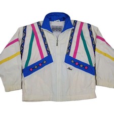 80s vintage Head sportswear colorblock windbreaker tennis jacket Size Small