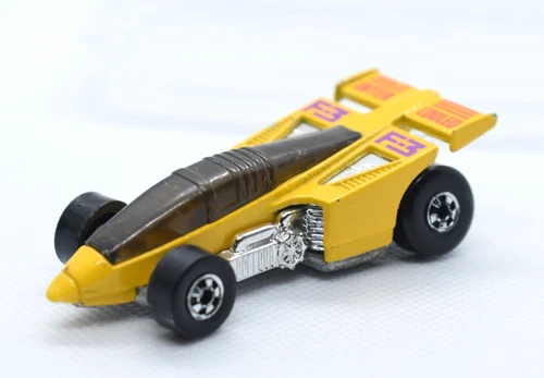 Hot Wheels Blackwall Yellow Shadow Jet F3 1988 Malaysia 1/64 Vintage Loose