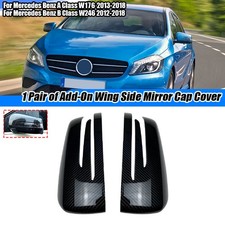 F&uuml;r Benz W176 W246 W212 W204 C117 X156 X204 Spiegelkappen Geh&auml;use Carbon Optik