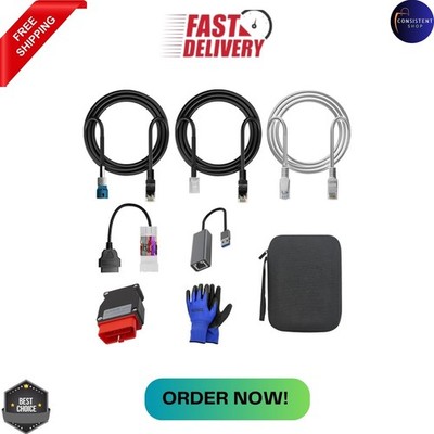 6 Pcs Diagnostic Cables Set for Tesla Model S 3 X Y, USB OBD2 Diagnostic Tools A
