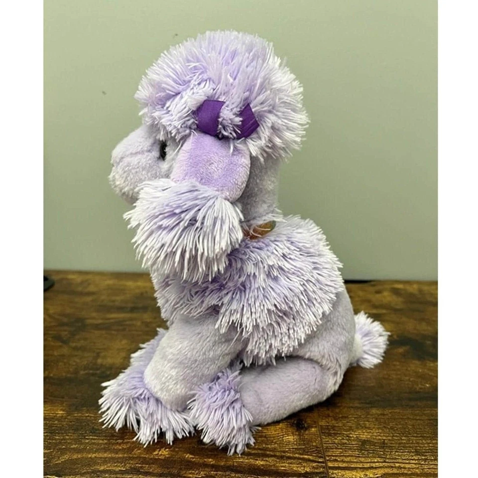 Ty Beanie Buddies Collection Demure the Purple Poodle Pelúcia Vintage 2004 - Imagem 2 de 4