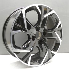 CITROEN DS3 17" BLACK DIAMOND CUT ALLOY WHEEL RIM 6.5J ET32 OEM 9825287080 X1