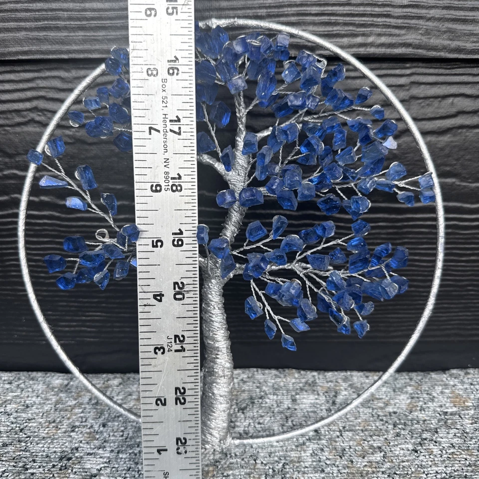 Arte de pared árbol del bienestar del mes de nacimiento de bienes poco comunes hecho a mano Filipinas 9 pulgadas Foto 2 de 3