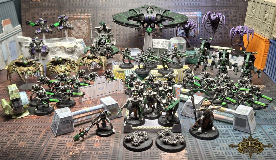 Necron Army, Pro-painted to Battle Ready/Table Top Standard - Image 2 of 4