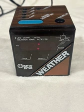 Cosmo Time Cube Weather Alarm Clock Digital Display Dual Alarm