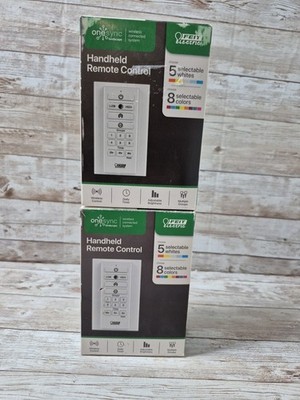 Lot Of 2 Feit Electric SYNC/REMOTE OneSync Handheld Remote, White New Open Box