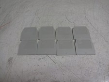 Lot of 8 Allen Bradley 1492-EB3 Terminal Block End Barrier Gray
