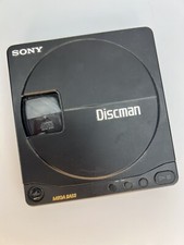 Sony D-9 Discman Mega Bass Vintage CD Compact Disc Player Untested For Parts
