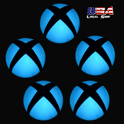 Custom Power Button Cover Stickers Skin LED Color Change for Xbox One Console