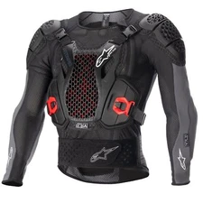 Alpinestars 2026 Bionic Plus V2 Protection Jacket Black Anthractive Red  MX Quad