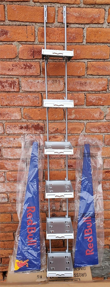 UNIQUE COOL RED BULL 4 PACK PARASITE RACK METAL DRINK SHELF